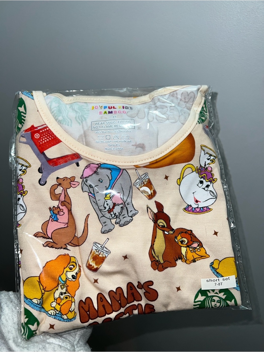 Disney Mama’s Bestie Short Set with Multicolor Print